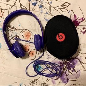 💛 HTF Beats By Dr. Dre Purple - Beats Solo HD
